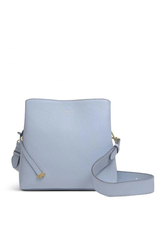 Radley Dukes Place Medium Leather Crossbody Bag, Blue Heather