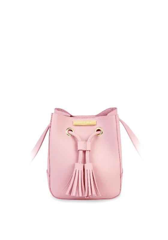 Katie Loxton Blair Tassel Bucket Bag, Pink