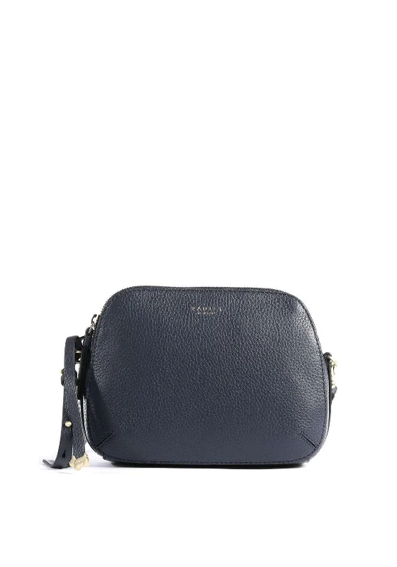 Radley Dukes Place Zip-Top Cross Body Bag, Navy