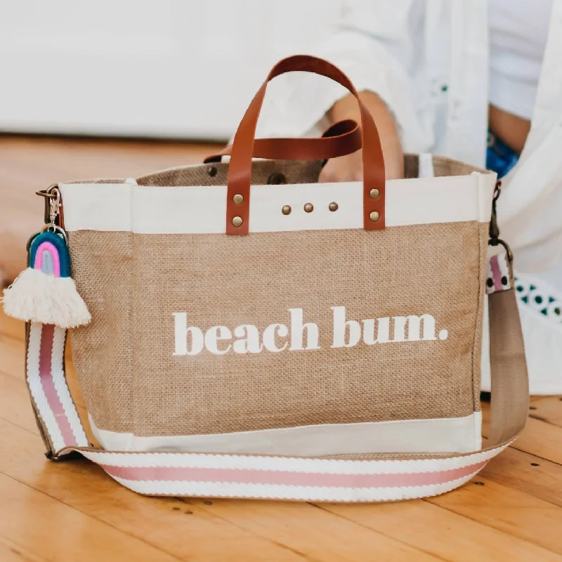 Beach Bum Tote In Jute