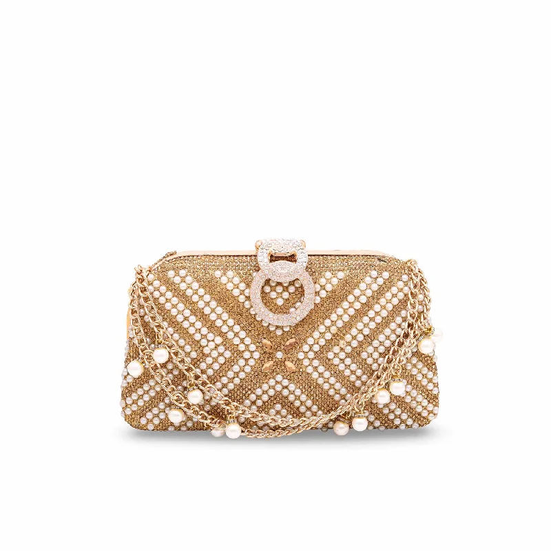 Golden Bridal Clutch P15253