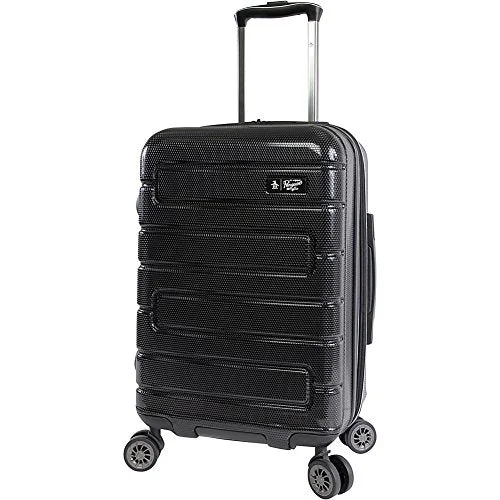 Original Penguin Crimson 21" Hardside Carry-On Spinner Luggage, Black