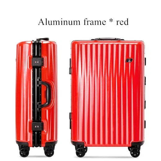 Red aluminum frame