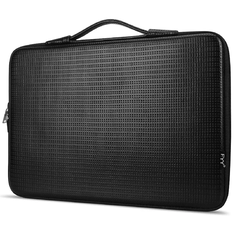 Fyy 14"-15.6" Laptop Sleeve Waterproof Briefcase Handbag Case With Inner Tuck Net Fits All