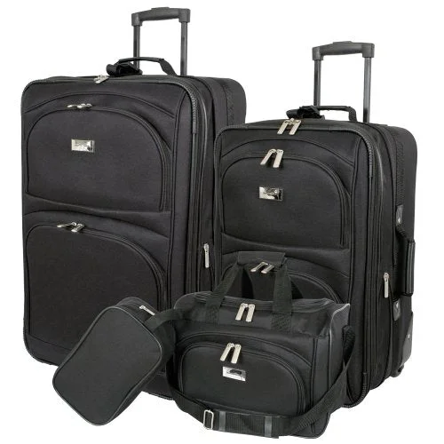 Geoffrey Beene Westchester 4 Piece Set, Black, One Size