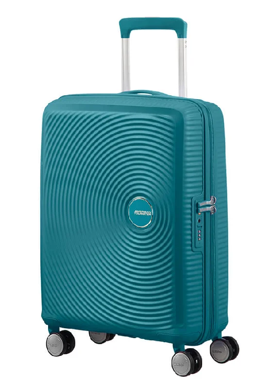 American Tourister Soundbox 55cm Cabin Spinner - Expandable | Jade Green