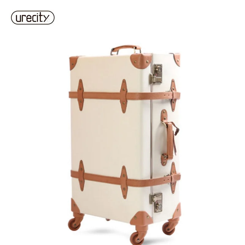 2018 Travel Luggage Pigskin Leather Material Suitcase Rolling Spinner Genuine Unisex Carry-Ons High