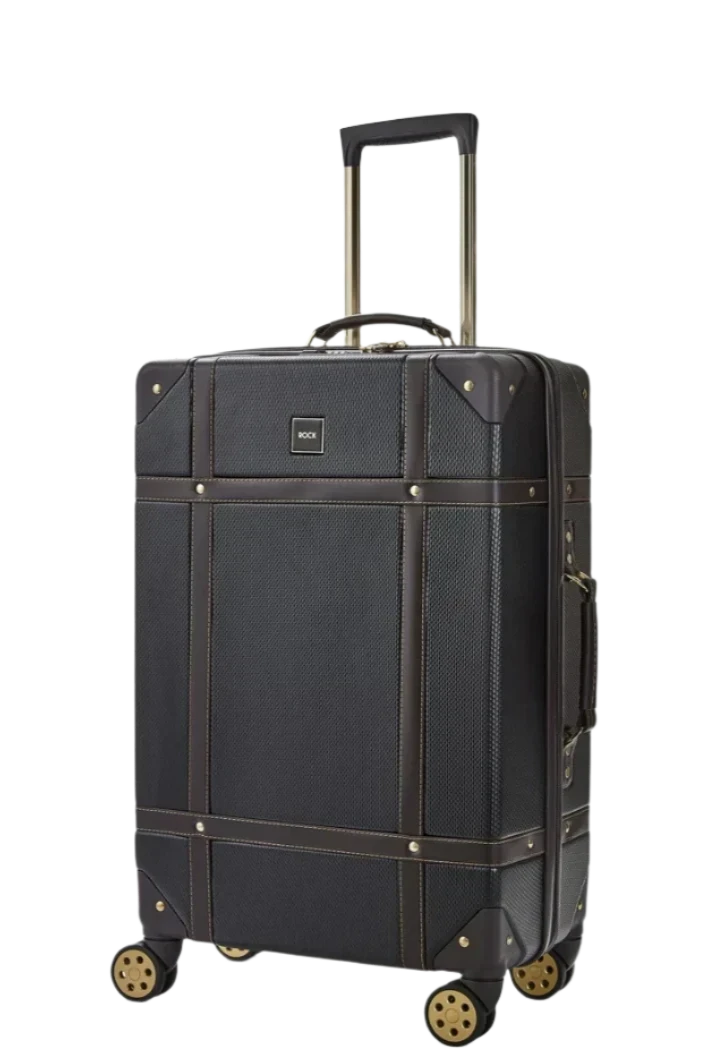 Vintage Medium Suitcase - Black