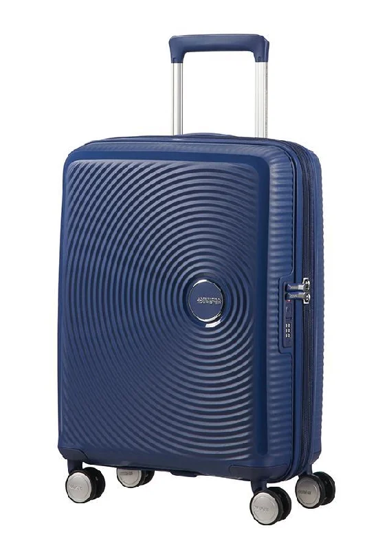 American Tourister Soundbox 55cm Cabin Spinner - Expandable | Midnight Navy