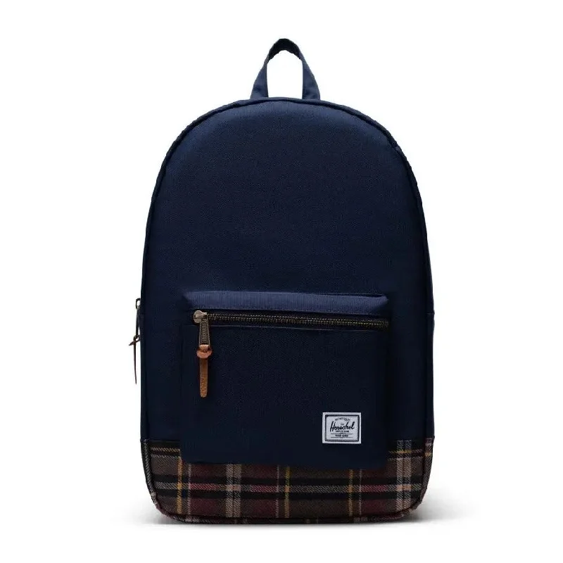 Herschel Settlement Backpack - Peacoat/Plaid