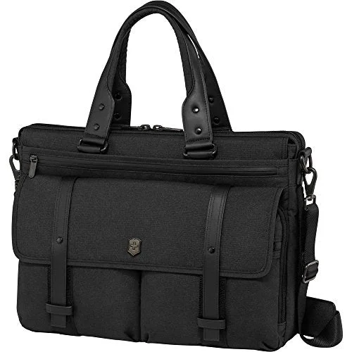 Victorinox Architecture Urban Brunswick Laptop Briefcase, Black, One Size