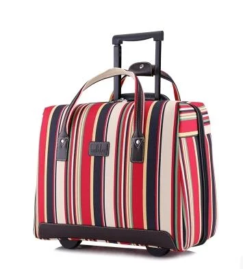 Trolley Bag With Wheels Carry On Luggage Bag On Wheels Rolling Luggage Bag Travel Boarding Bag