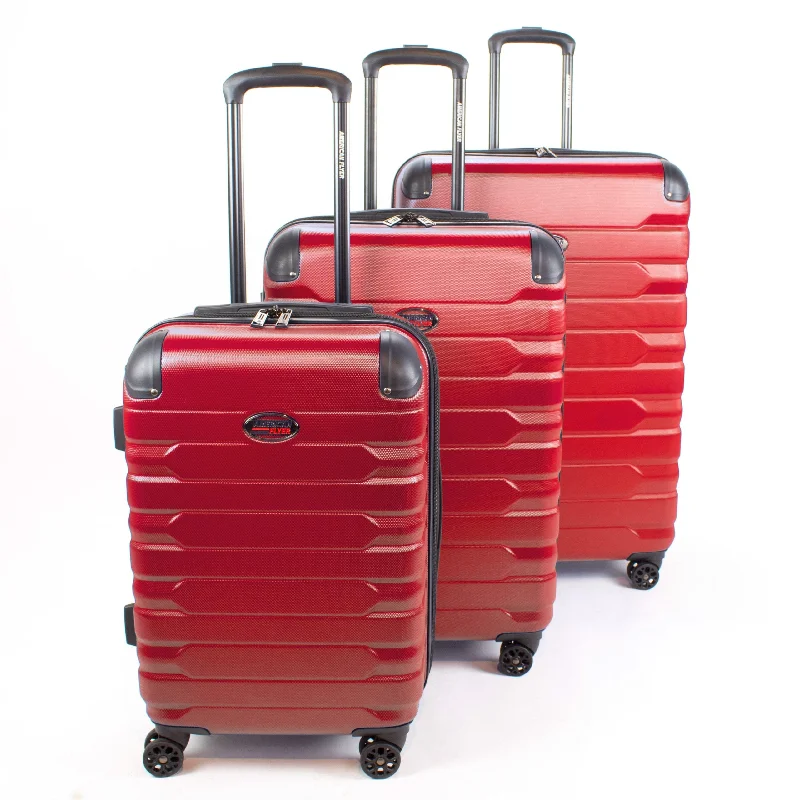 American Flyer Mina 3-Piece Hardside Spinner Luggage Set