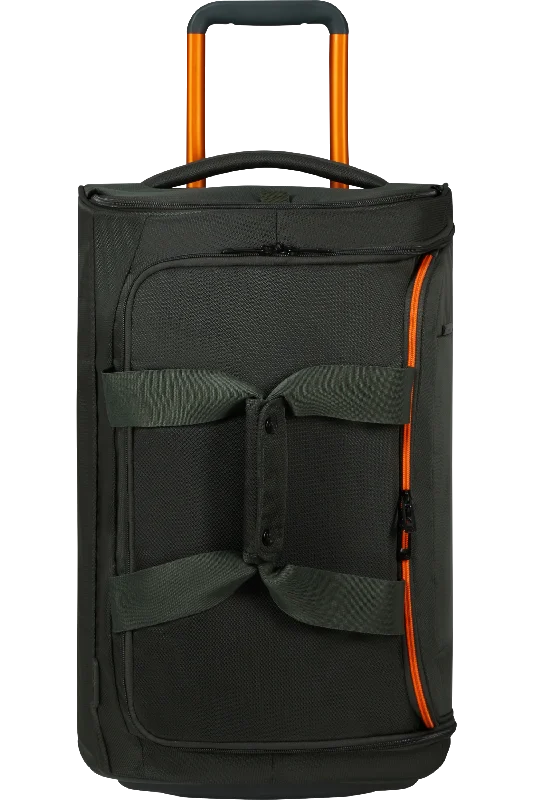 RESPARK Duffle with wheels 55cm - Forest Green/Orange