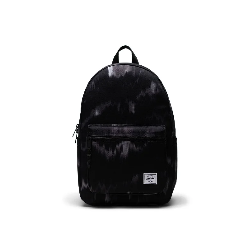 Blurred Ikat Black