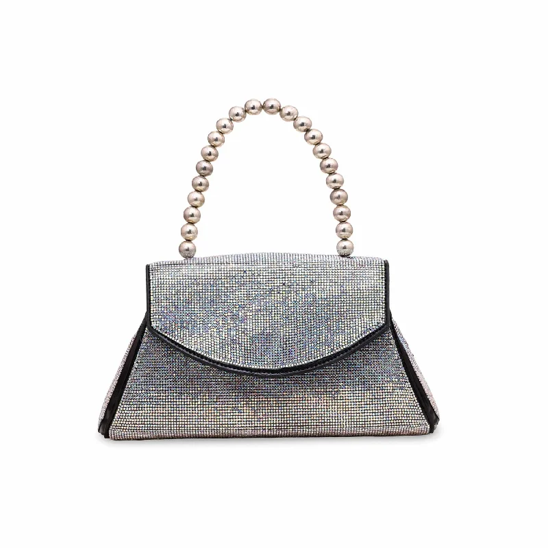 AB Silver Fancy Clutch P15342