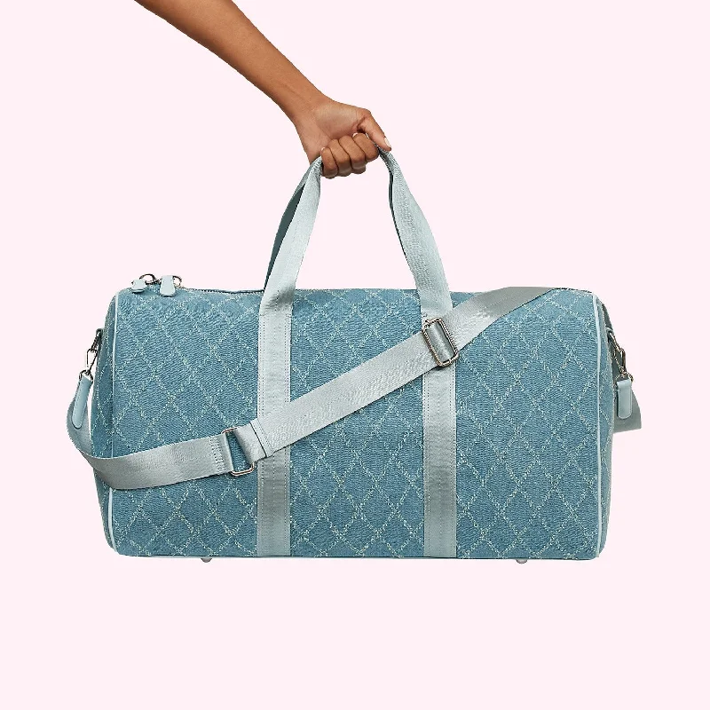 Denim Duffle Bag