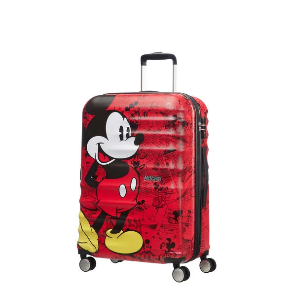 American Tourister WAVEBREAKER-DISNEY MICKEY RED 25" SPINNER MEDIUM